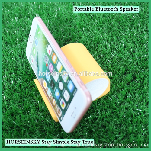 Candy Color Portable Mini Bluetooth Speaker with Phone holder
